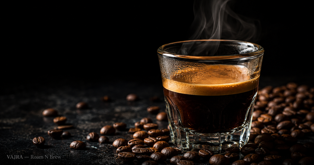 VAJRA Espresso — Roam N Brew | Desh ki coffee, duniya ke liye