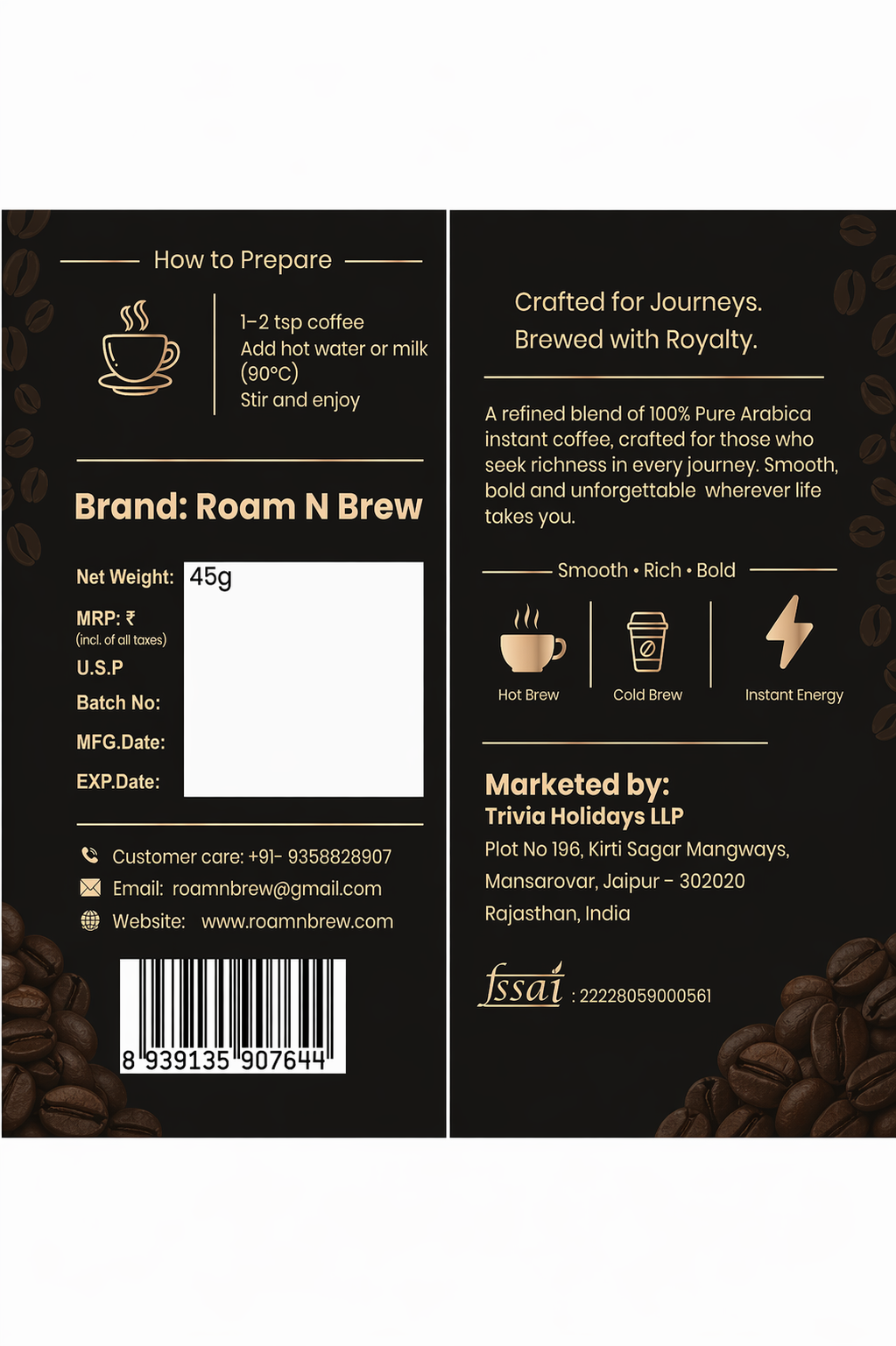 Roam N Brew Gold — 45g